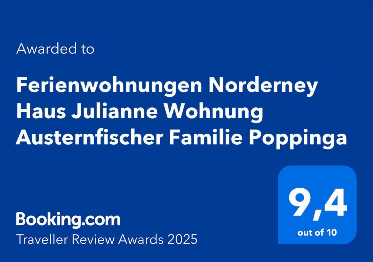 Haus Julianne Austernfischer Familie Poppinga * Norderney
